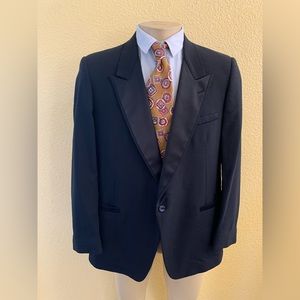 VTG After Six Men’s Size 46S Dynasty Collection T.V. Series Navy Blue Blazer